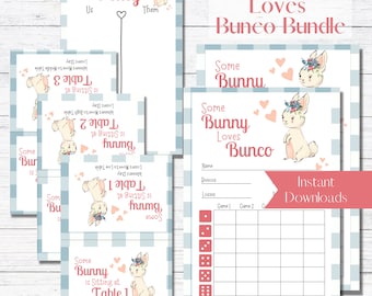 Hoja de puntuación de "Some Bunny Loves Bunco" (Descarga digital)