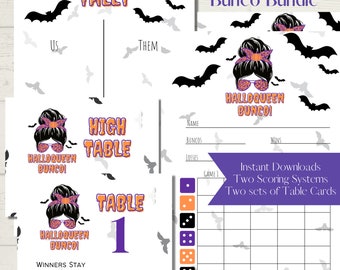 Hallo"queen" Halloween Bunco Score Sheet Bundle (Digital Download)