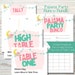 Pajama Party Printable Bunco Score Sheet Bundle - Score Cards, Tally ...