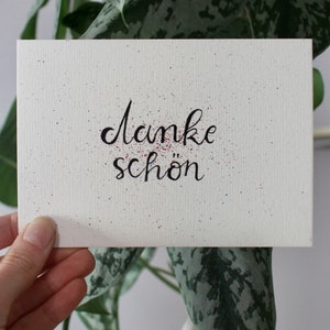 Grußkarte - Dankeschön - aquarell