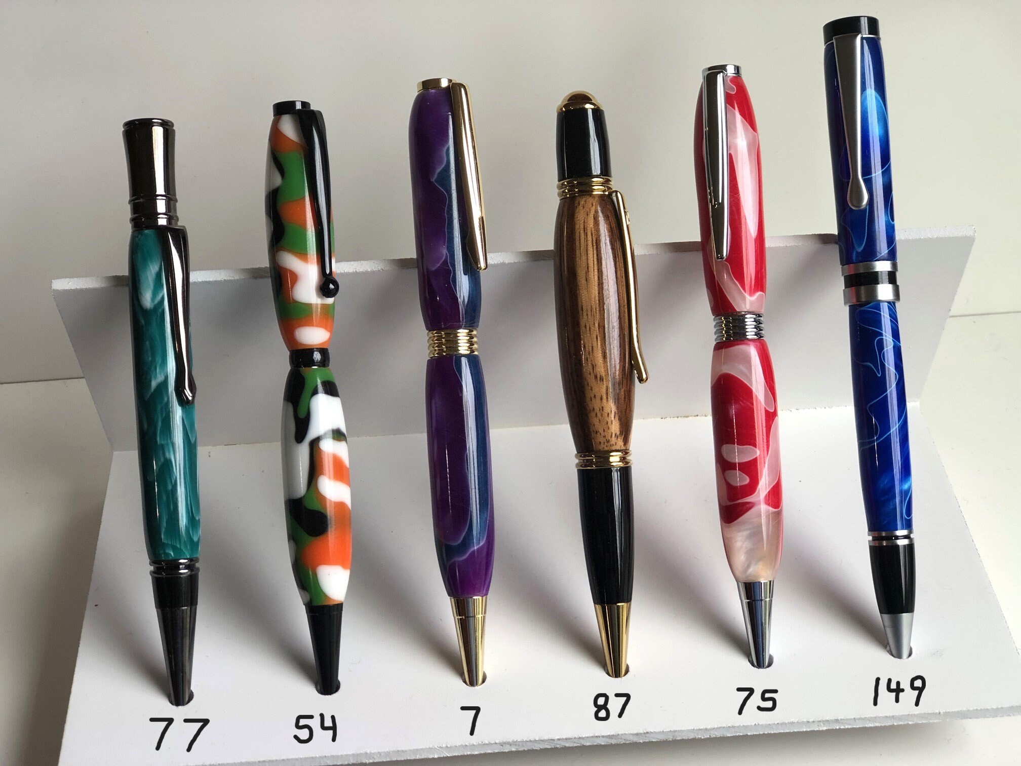 Colarr 30 Pcs Slimline Pen Kit Wood Turning Pen Kits Twist Pen Kit with  Refill Lathe Turning Supplies for DIY Pen Making Office Supplies Friend