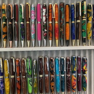 1 - Hand Turned Pens, Handmade Pens, Pens, Wood/Acrylic Pens