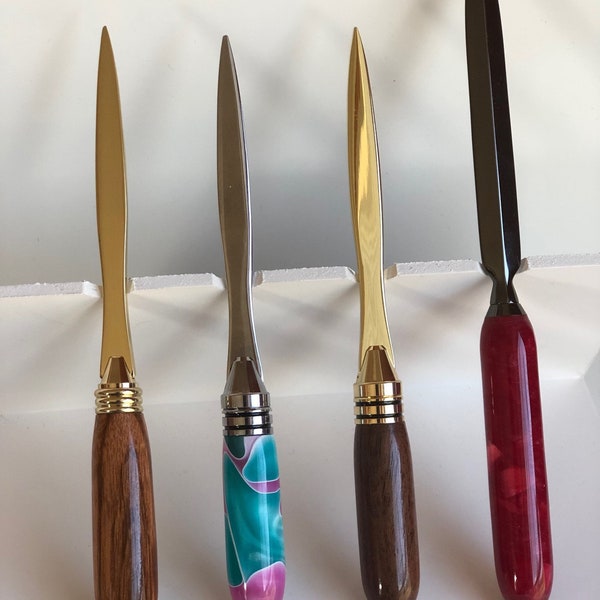 fancy letter writing paper Hand Turned Acrylic Letter Opener, Letter Opener, Handmade Letter Opener