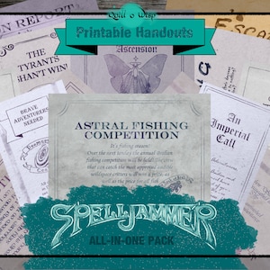 Paquete combinado Spelljammer Light of Xaryxis y misiones secundarias / Paquete de aventuras digital Spelljammer para Dungeon Masters y entusiastas de TTRPG