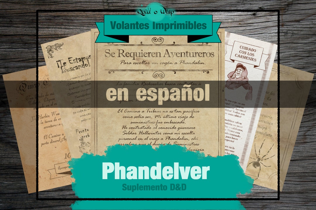Lost Mine of Phandelver Handouts En Español | A TTRPG Digital Download ...