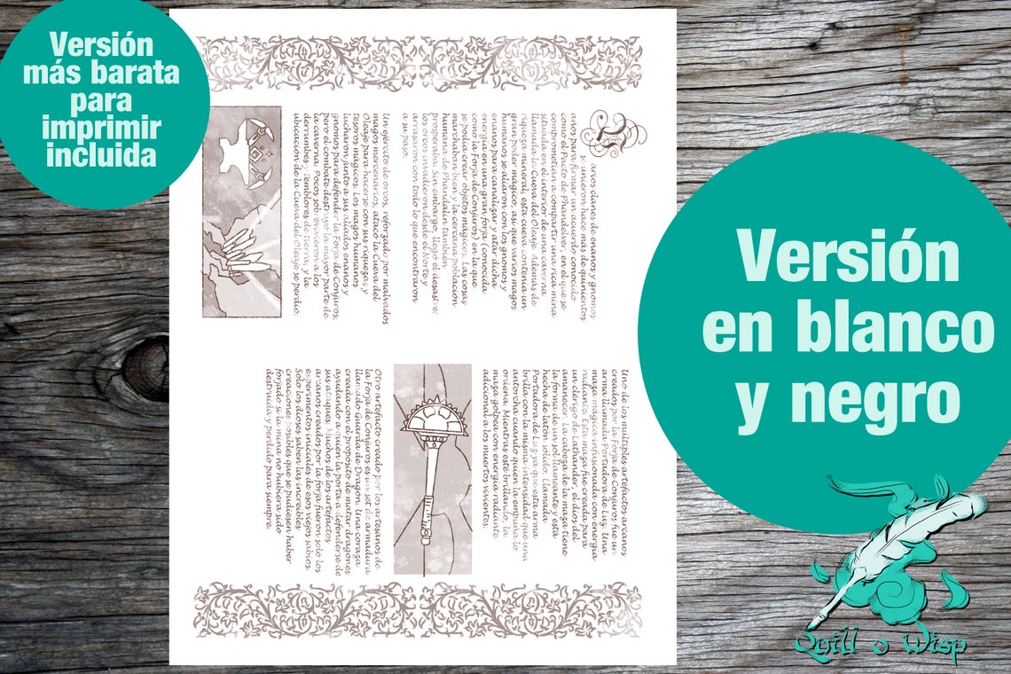 Lost Mine of Phandelver Handouts En Español A TTRPG Digital - Etsy