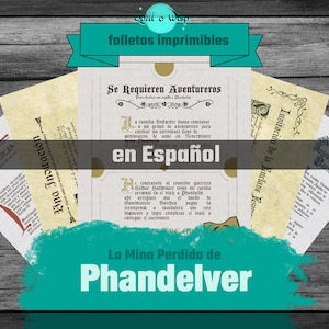 Lost Mine of Phandelver Handouts en español | A TTRPG Digital Download DM Gift | DnD Gifts | DnD Digital | DM Gifts | Last Minute Gift