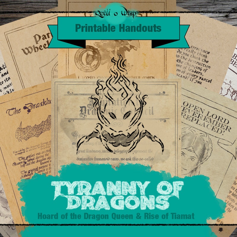 Tyranny of Dragons Maps - Etsy