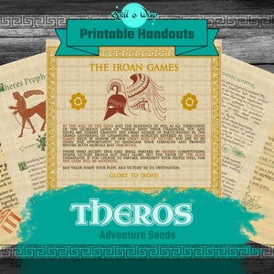 Theros 5E D&D Digital Side Quests and Campaign Adventure Download