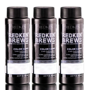 Redken Brews Color Camo Light Ash x 3