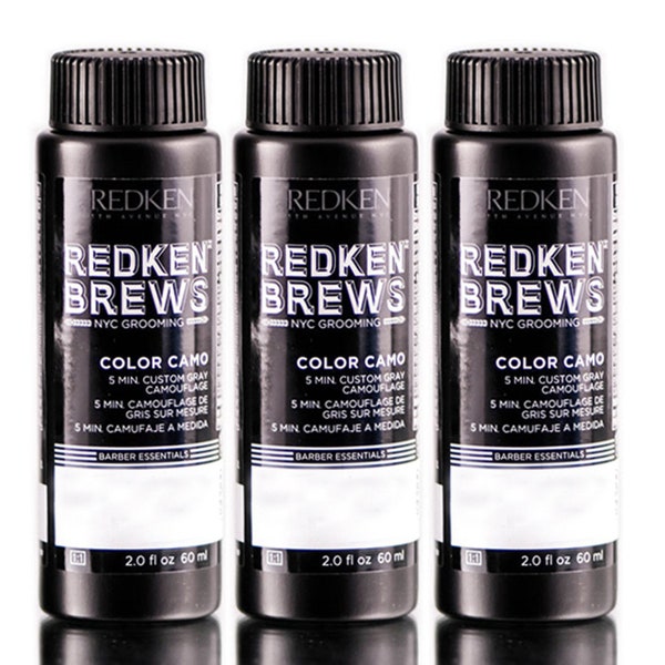 Redken Brews Color Camo Medium Natural x 3