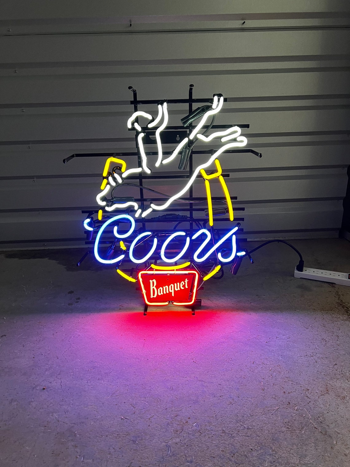 Coors Rodeo Banquet Neon Sign Etsy