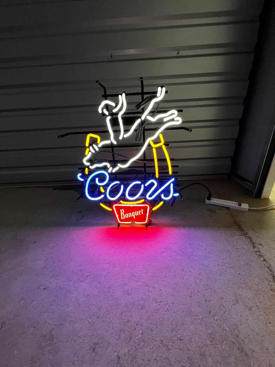Coors Rodeo Banquet Neon Sign Etsy