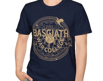 Basgiath War College Dragon Rider T-Shirt | Fourth Wing Fantasy Reader Bookish Tee