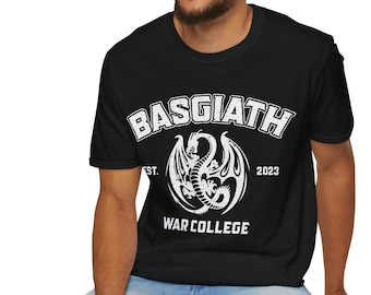 Basgiath War College Dragon Rider Fantasy T-Shirt | Fourth Wing Book Fan Apparel