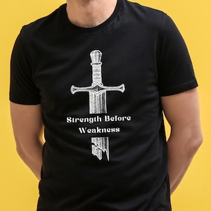 Brandon Sanderson Shirt, Life Before Death Strength Before Weakness, Kaladin Stormblessed, Cosrmere Tee, Way of Kings, Unisex T-Shirt