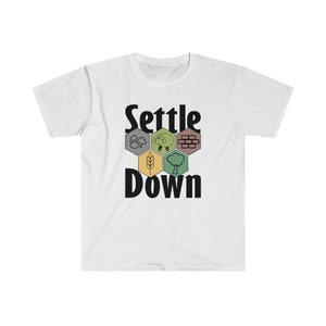 Settlers of Catan Shirt - Catan Shirt, Settlers Shirt, Catan Gift, Board Game Shirt/ Unisex T-Shirt/Unisex Softstyle T-Shirt