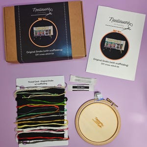 Original Snobs (with scaffolding) Birmingham DIY cross stitch kit