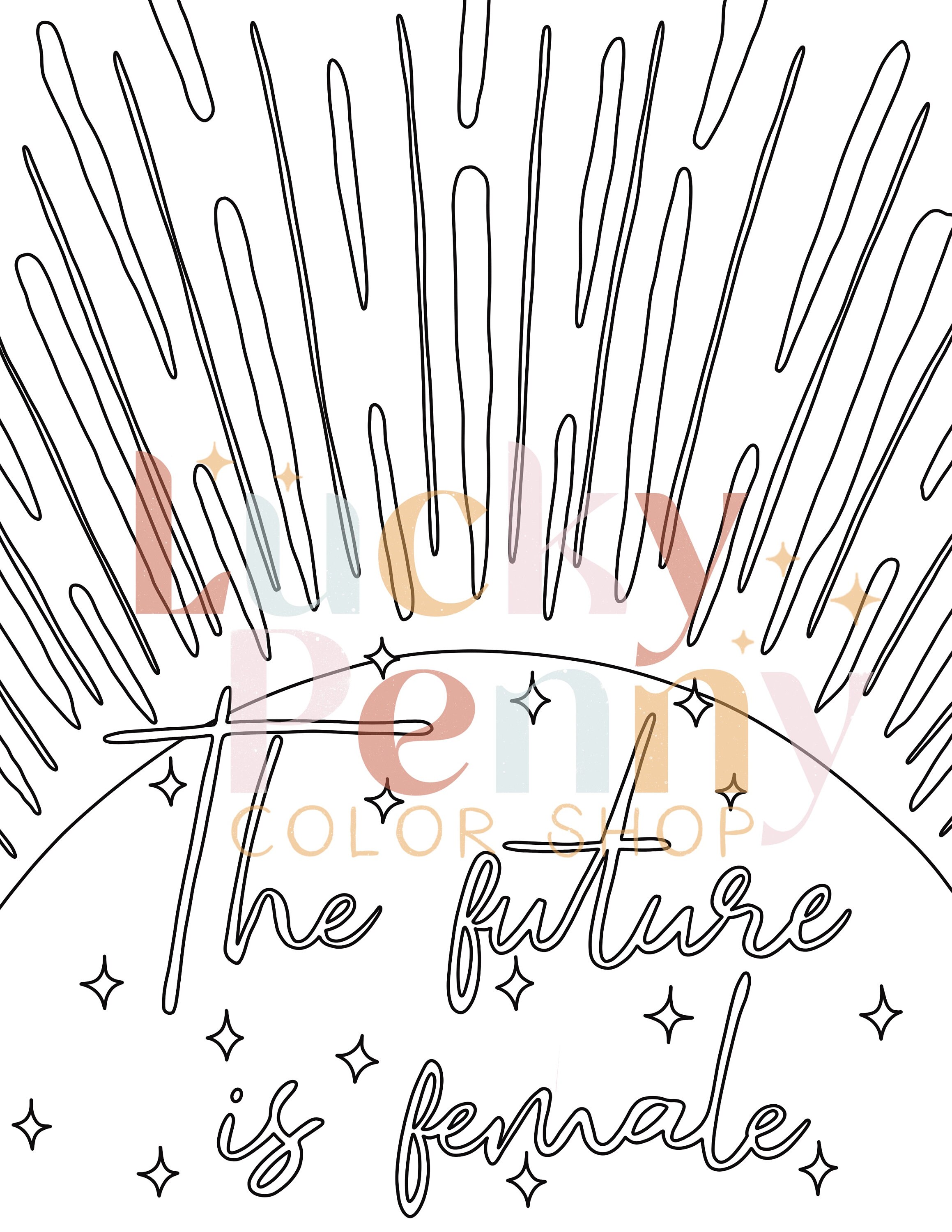 Motivational Coloring Pages - Etsy