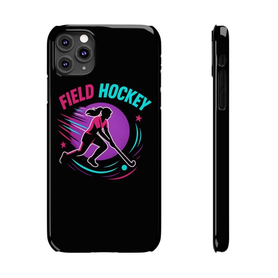 Field Hockey Phone Case - Slim Phone Cover for Athletes, Sports iPhone Case, Athlete Gift, Protective Phone Case, Field Hockey Fan Field Hockey Phone Case - Slim Phone Cover for Athletes, Sports iPhone Case, Athlete Gift, Protective Phone Case, Field Hockey Fan