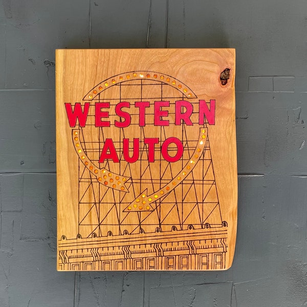 Western Auto sign