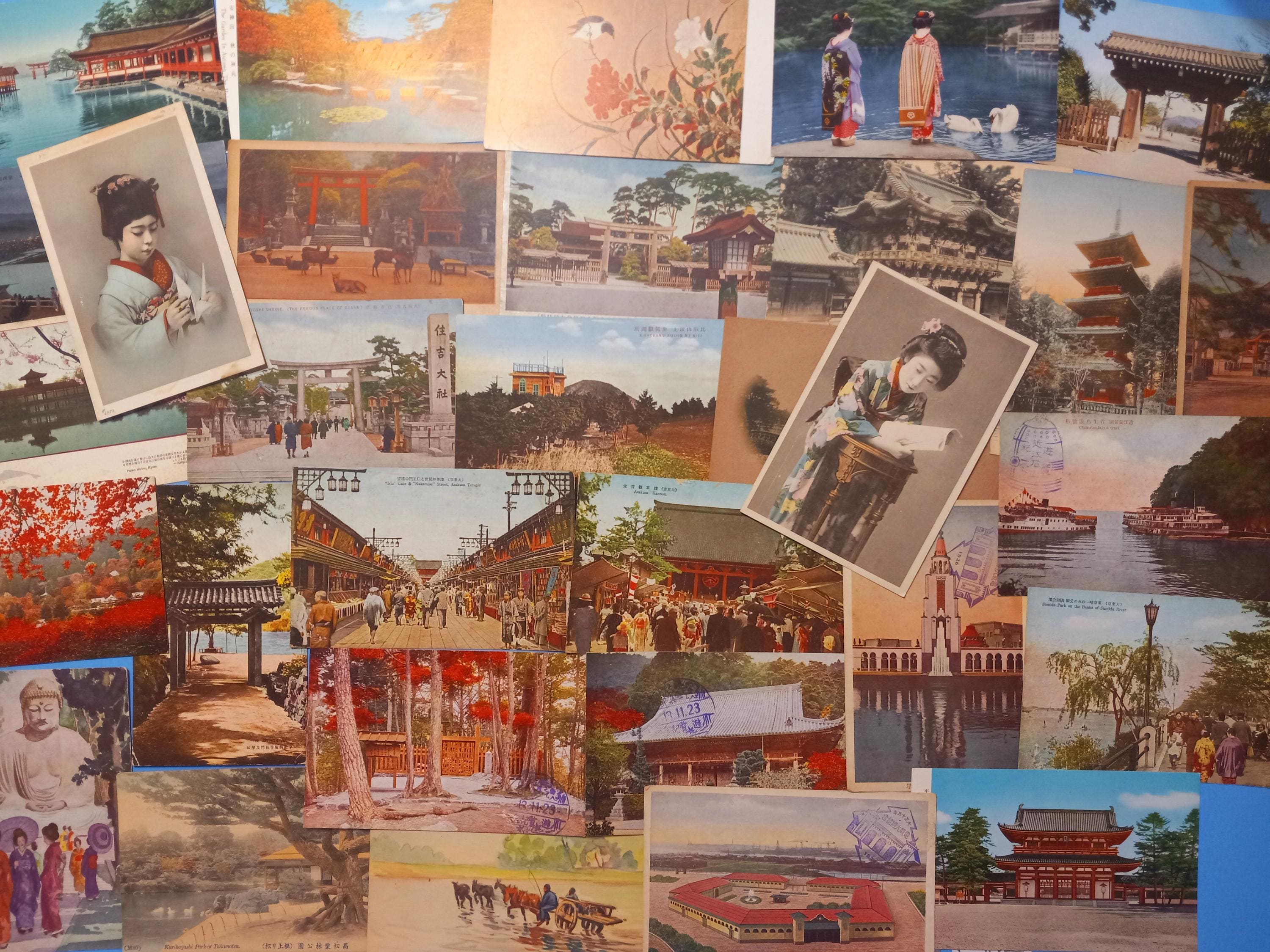 Antique Japanese Postcards - Etsy