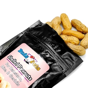 Shelled Peanuts Monkey Nuts For Hamsters, Mice, and Gerbils - 1 Ounce Feed