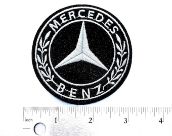 Mercedes Benz Patch: Iron On/Sew On, 3" AMG Racing Patch