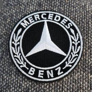 Mercedes Benz Patch: Iron On/Sew On, 3" AMG Racing Patch