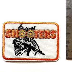 Shooters 2nd Amendment Patch - Iron On - 3" Wide