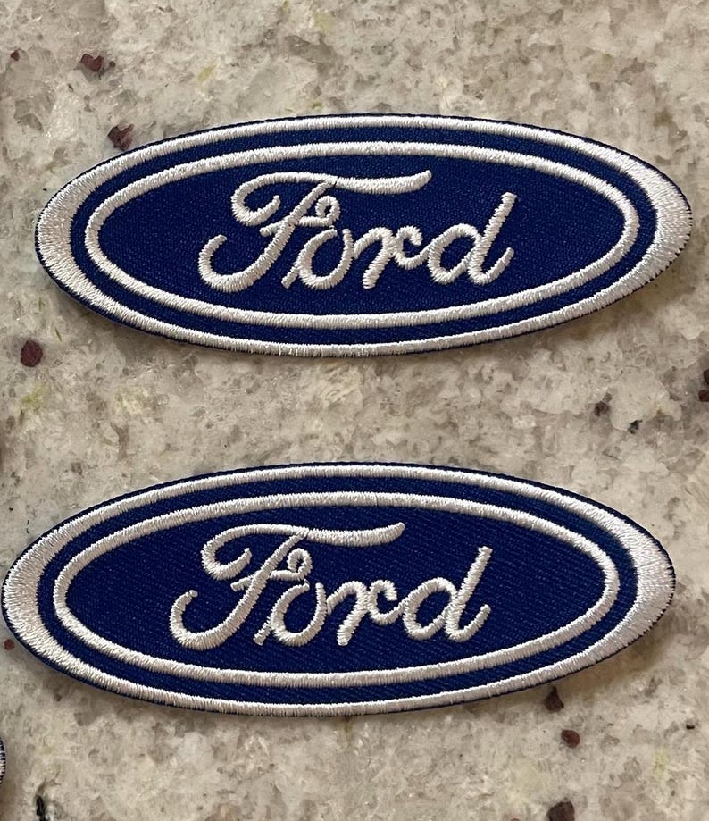 2x Blue Ford Patches Iron On - Etsy