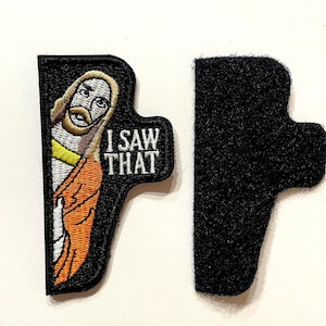 Funny Jesus Embroidered Patch, Church Humor Morale Patch (Hook & Loop)