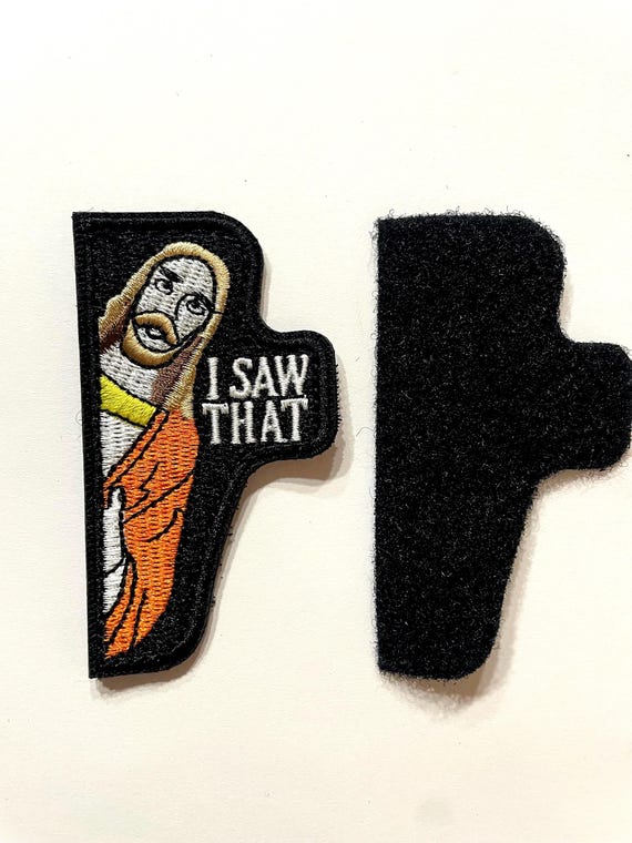 Funny Jesus Embroidered Patch, Church Humor Morale Patch (Hook & Loop)