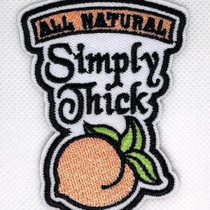 Écusson brodé simplement épais, écusson thermocollant avec humour amusant