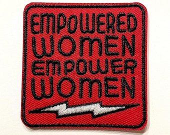 Women&#39;s Empowerment Embroidered Patch: Iron On, 2.5&quot;
