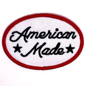 American Made Embroidered Patch - 3" Wide