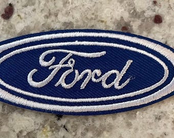 Motorsports Car Racing Patch Sew / Iron On Badge Ford S V O