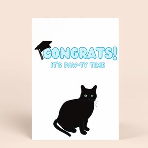Cat Graduation Card | Funny Graduation Card | Printable Cat Card ...
