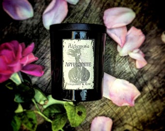 APHRODITE ~ Pink Prosecco, Rose and Pomegranate Soy Candle