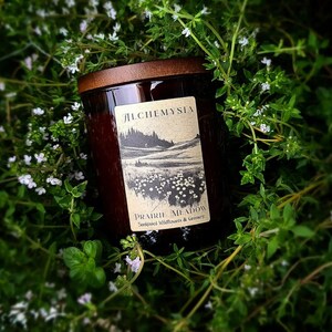 PRAIRIE MEADOW ~ Sunwarmed Wildflowers & Greenery Soy Candle