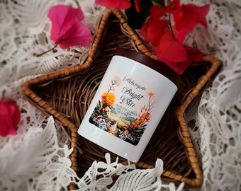 BRIGHT STAR ~ Passionflower, Sweet Pea & Melon Soy Candle