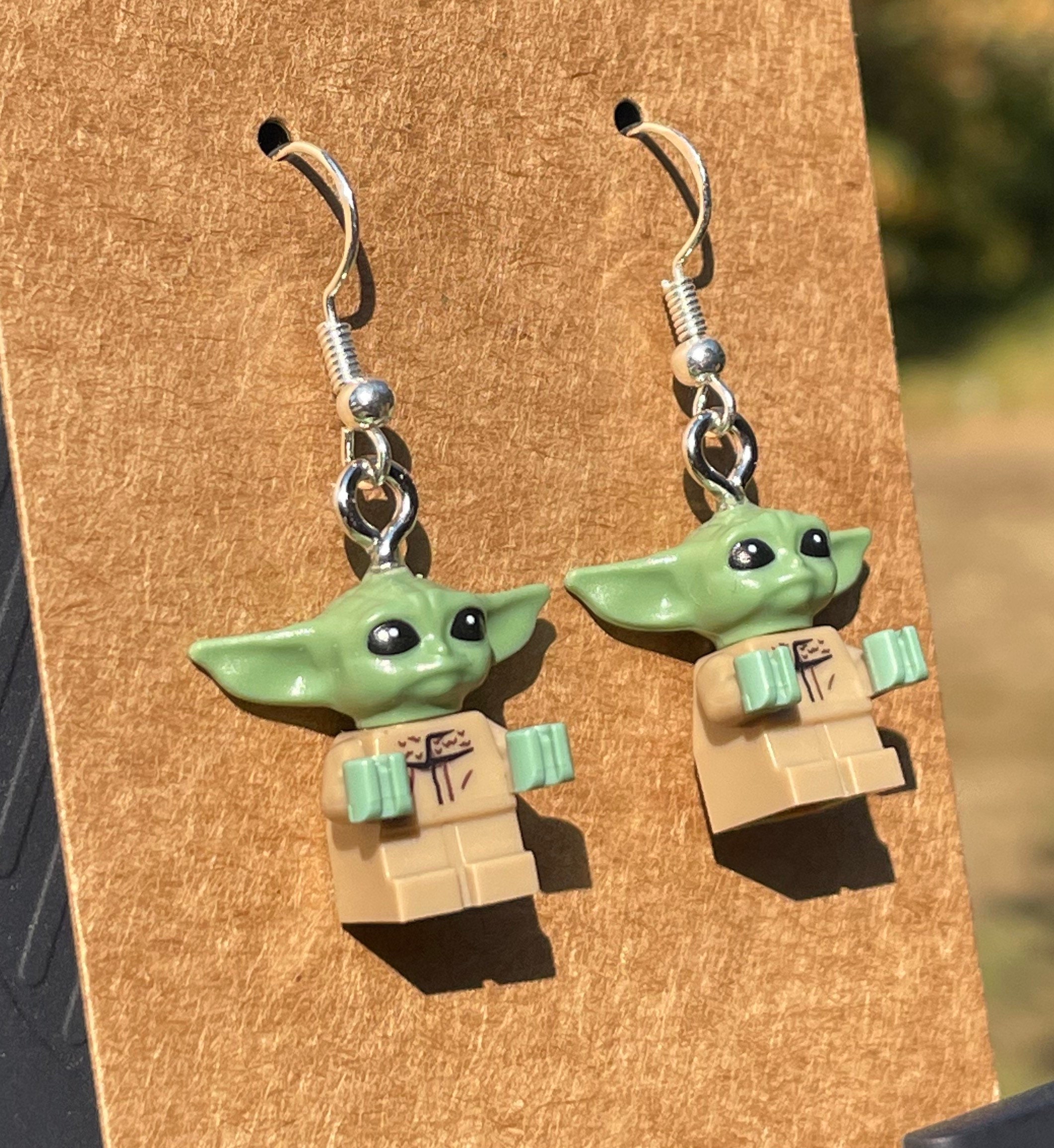 Cute Baby Yoda Figure Pearl Cage Necklace Movie Stainless Steel