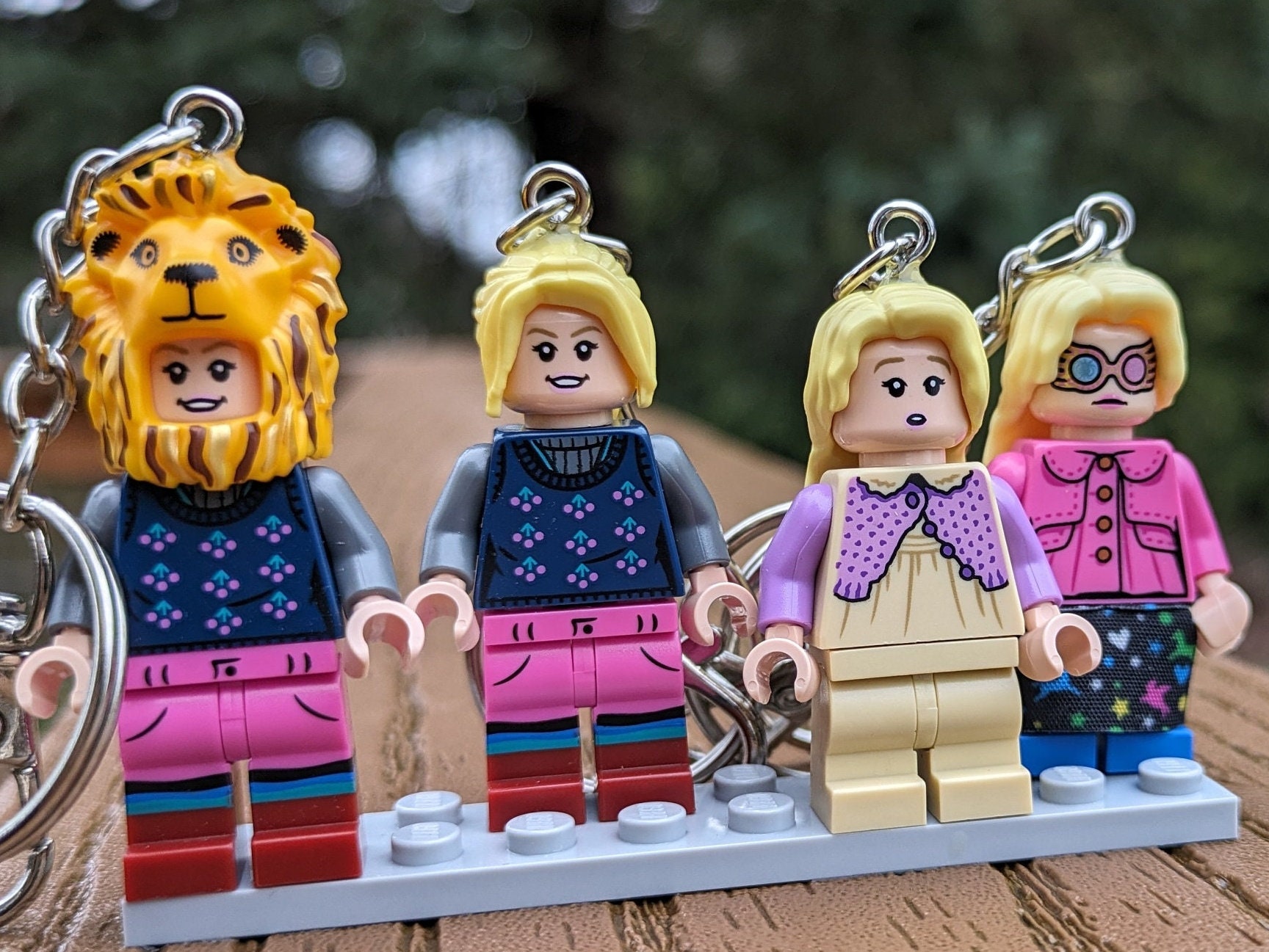 Luna Lovegood Minifigure Keychain Etsy