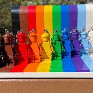 Everyone Is Awesome minifigure keychains