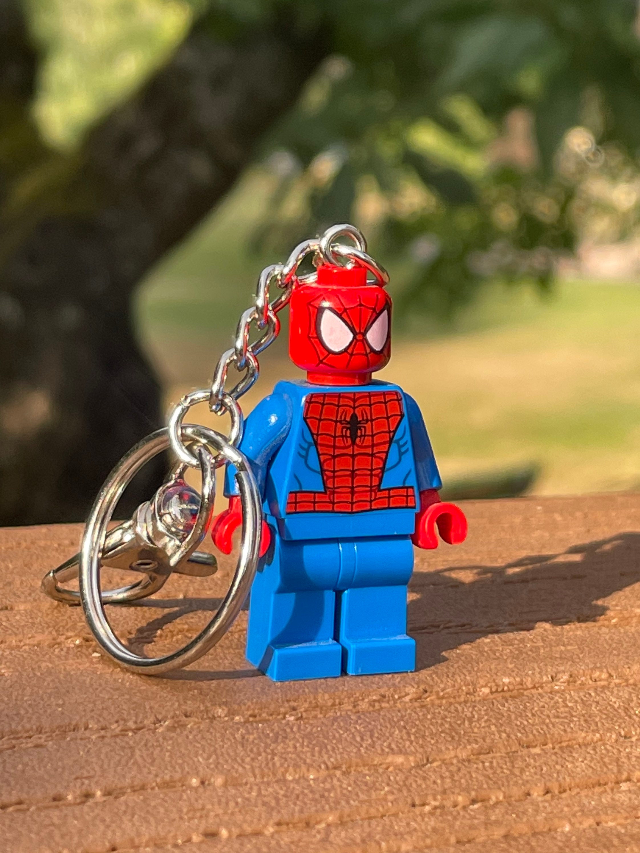 Lego 2024 spiderman keychain