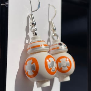 BB-8 minifigure earrings