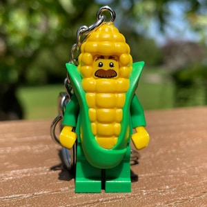 Corn Cob Guy Minifigure Keychain Australia