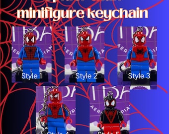 Spider-Man minifigure keychain
