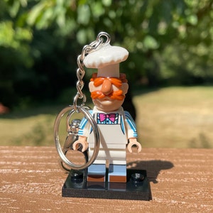 Swedish Chef Minifigure Keychain
