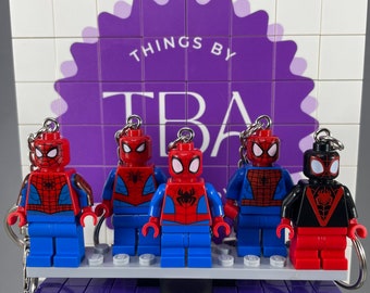 Spider-Man minifigure keychain - Etsy 日本